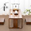 New Chinese-style tea table, simple kang table, solid wood tatami, floor-standing tea table, small tea table
