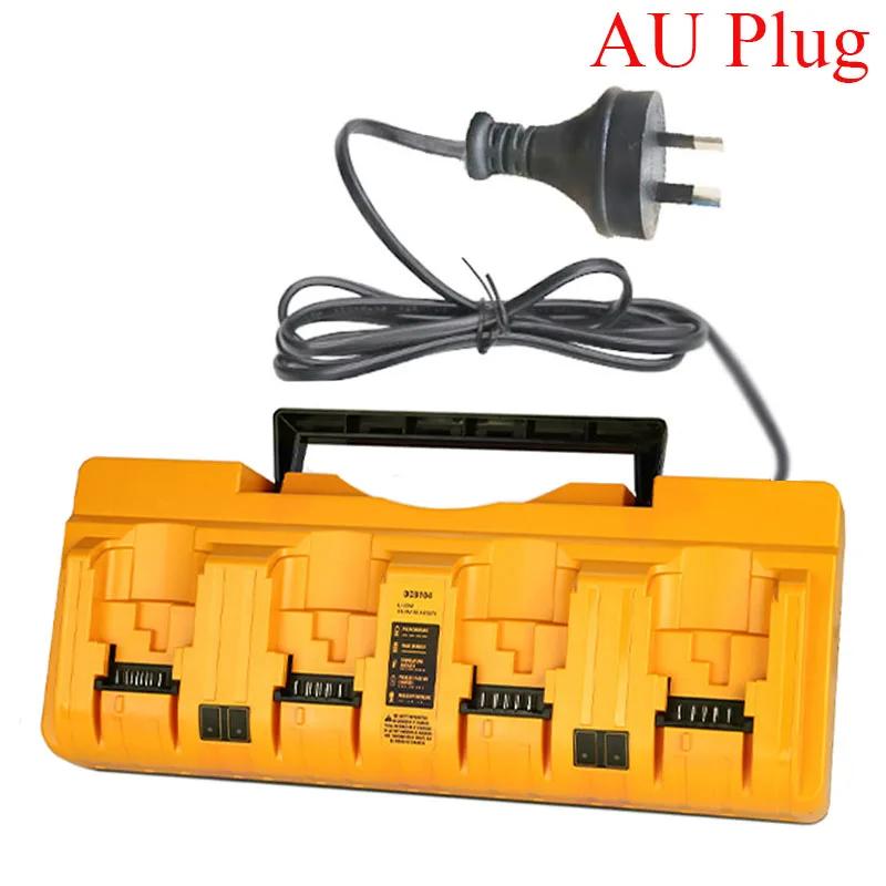 DCB104 Lithium Battery Charger 4-Port 3A Current For 10.8V 12V 14.4V 18V For FlexVolt 20V 60V DCB127 DCB105 DCB118 DCB112