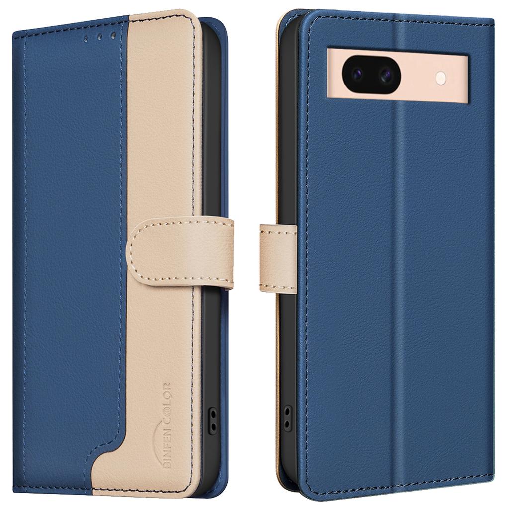 For Google Pixel 8a Case RFID Blocking PU Leather Flip Phone Cover