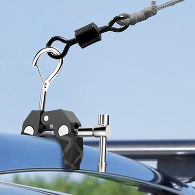 2Pcs Camping Laterne Clamp Licht Stehen Clip Solide Anti Slip Stabile Halterung Auto für Dach