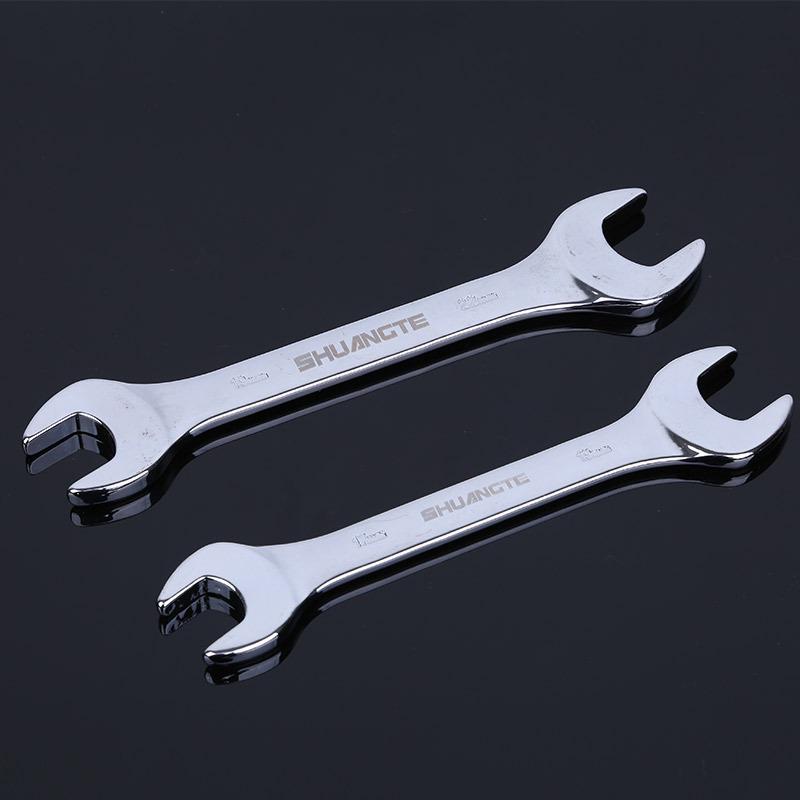 Mirror Polished Metric Double-Ended Open Wrench
