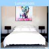 Stylish And Timeless Elephant Oil Canvas Painting For Wall Art