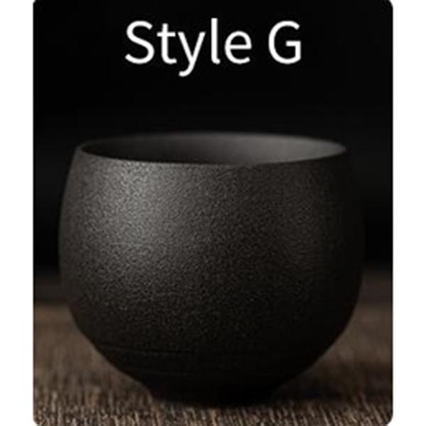 80ml Ceramic Tea Cup Japanese Style Ancient Style Kung Fu Tea Set