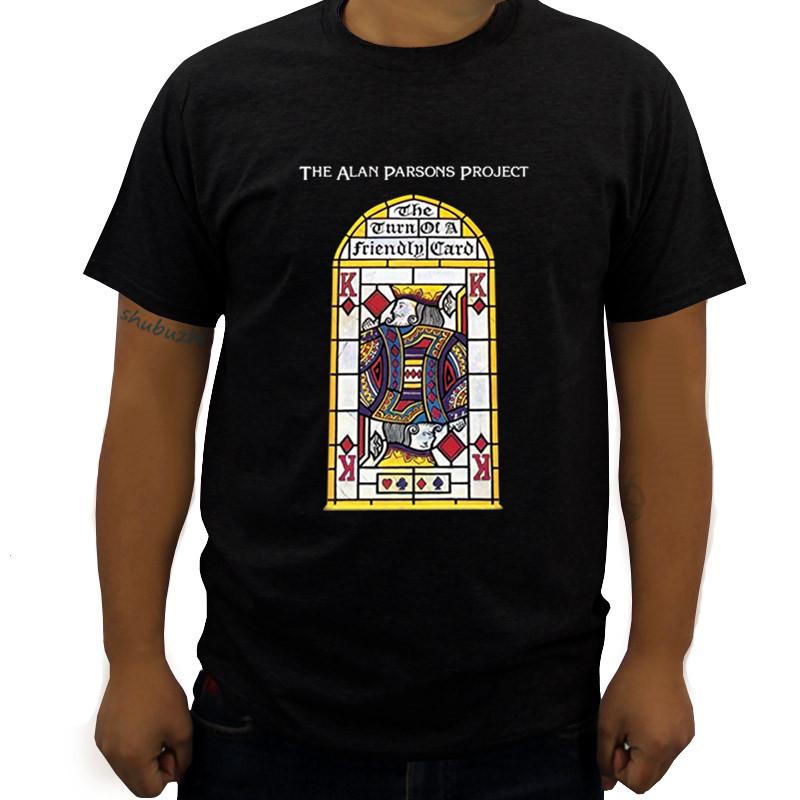 

cotton t-shirt men brand tee Alan Parsons Project Turn On Your Friendly Card, Cd T-Shirt summer fashion man tshirts 4XL
