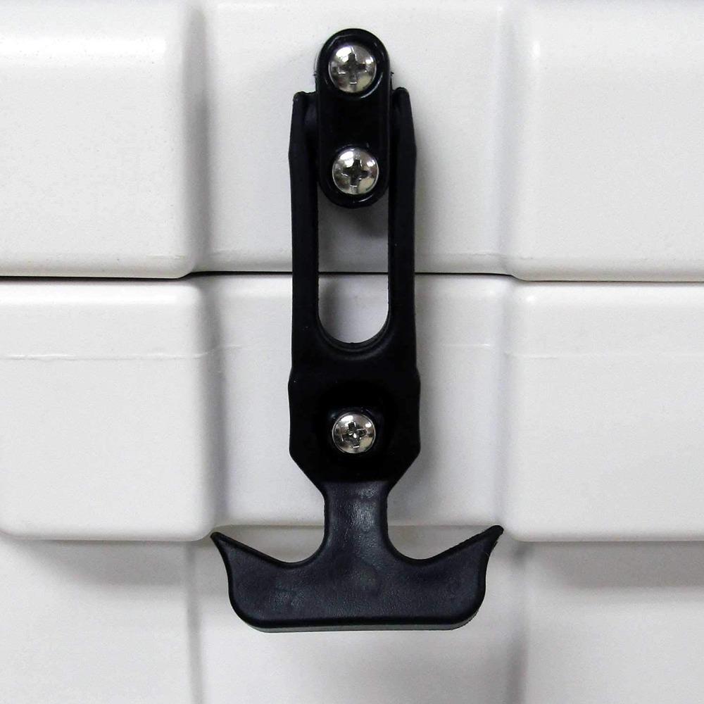2Pcs Replacement Part Rubber T Handle Hasp T-Handle With Screws Draw Latches Elastic Hasp Flexible Latch Farm Machinery