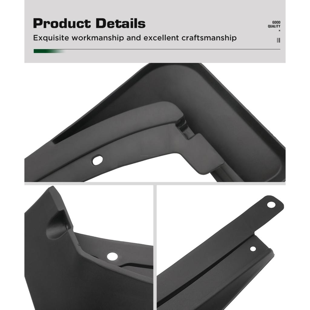 4PCS Car Mud Flaps Splash Guards Mudguards Car Mud Flaps Compatible with VW T-ROC 2017 2018 2019 2020 2021 2022 2023