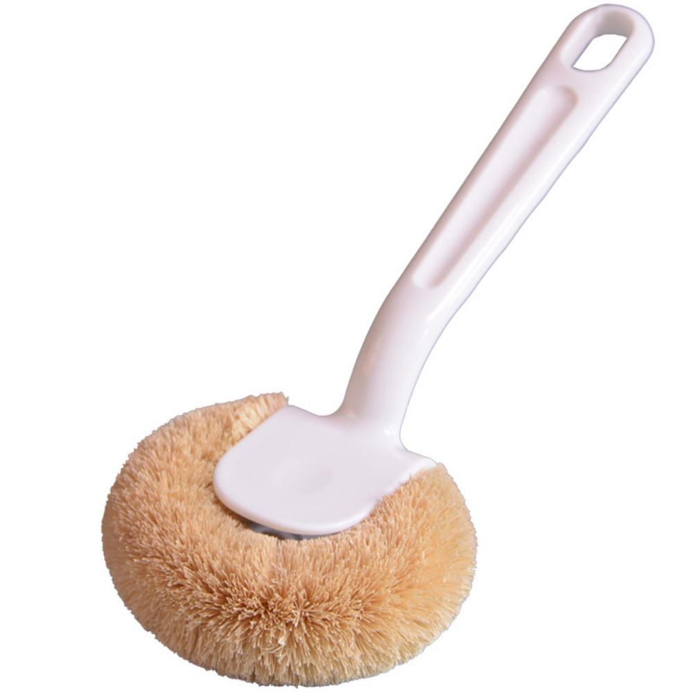 

New Home Natural Coconut Brown Pot Brush Non Stick Oil Kitchen Cleaning Dishwashing Artifact Non Damaging Pot Set