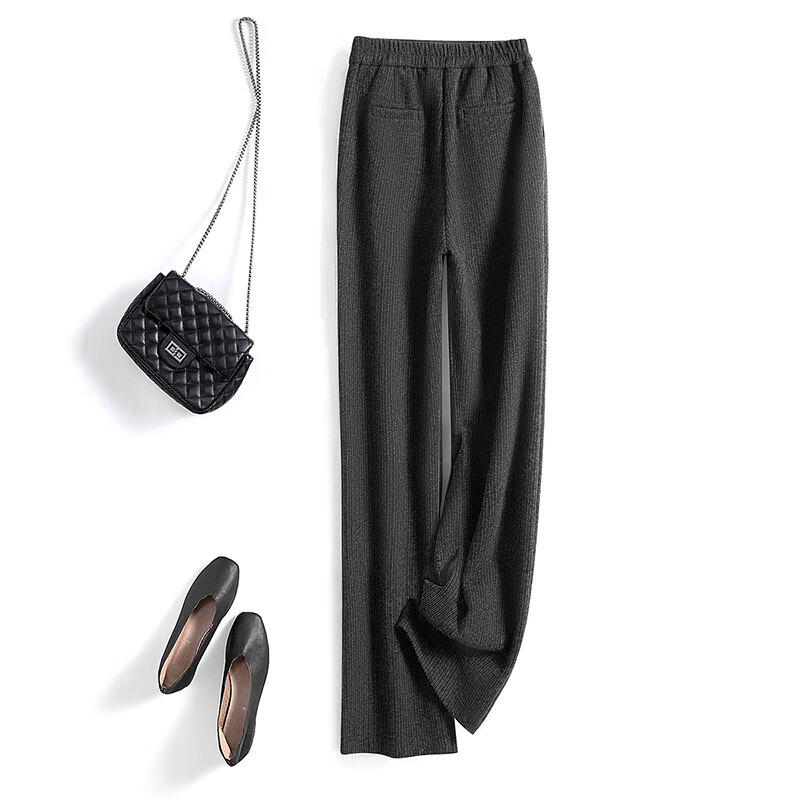 Women's High-Waist Straight-Leg Commuter Pants