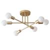 Nordic Iron Chandelier: Creative Small Ceiling Lamp for Living Room, Bedroom, or Restaurant