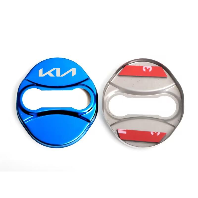 Car Styling Car Door Lock Covers stikcer Case for Kia Rio Ceed Sportage Cerato Soul Picanto auto Accessories sticker accessaries