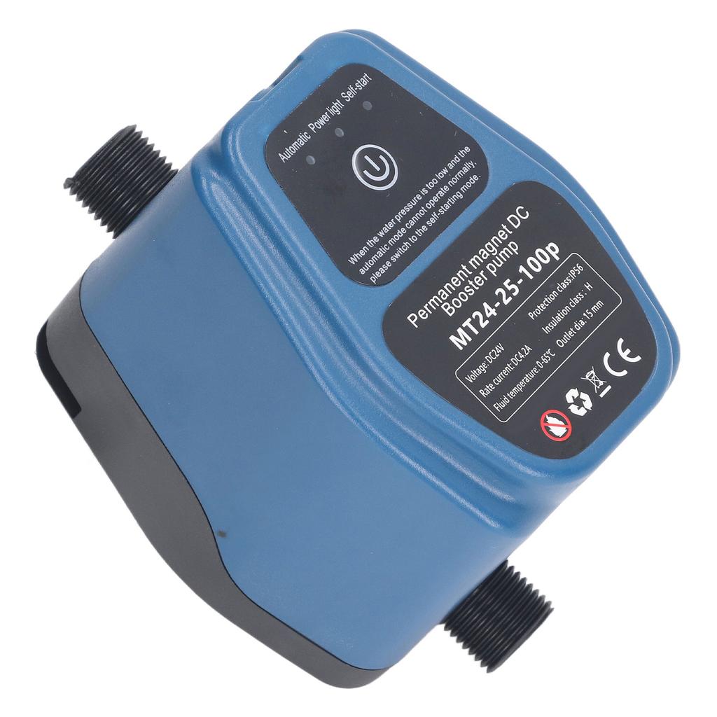 Wasserpumpen-Druckerhöher 100W 24V 25L IP56 Intelligente Sensorik Automatische Duschdruckerhöherpumpe 100-240V EU-Stecker