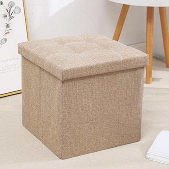 Úložná stolička Multifunkční skládací velkokapacitní vodotěsná tkanina Ložnice Lavice Opěrka nohou s polstrovaným sedátkem Organizační pouf