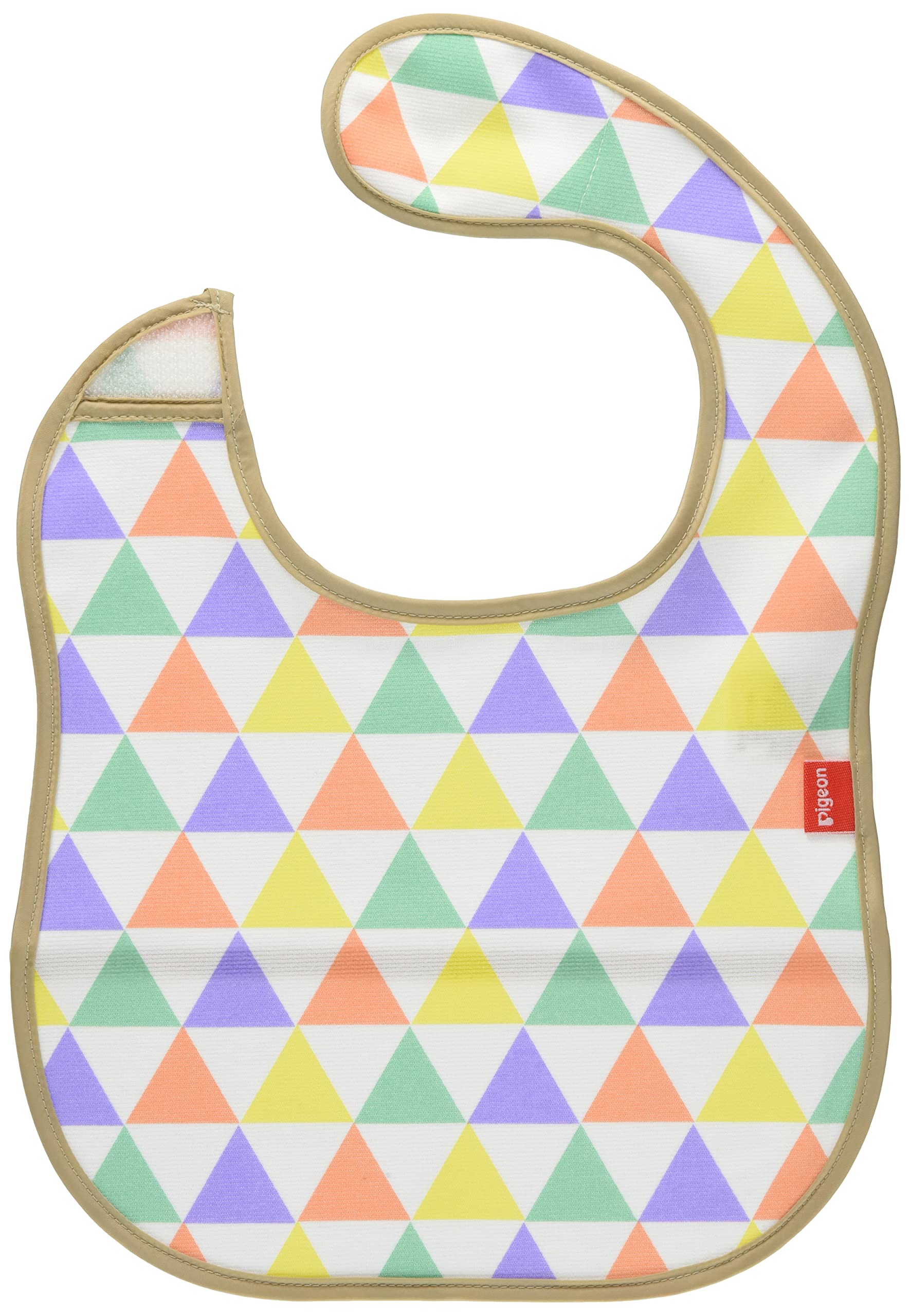 

Pigeon First Baby Food Soft and Flag Apron, Easy-to-Clean Bib/Styli, Lightweight,