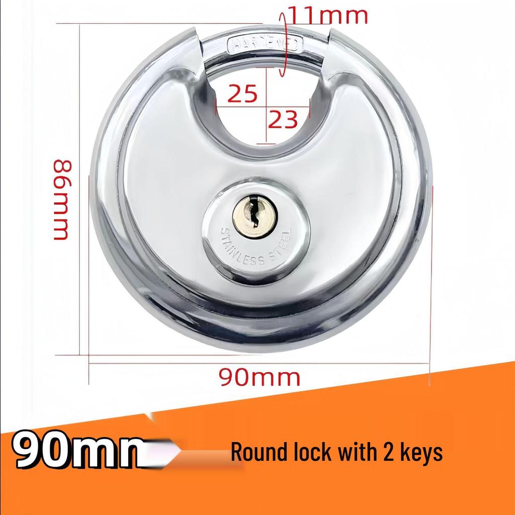 Stainless Steel Waterproof Combination Padlock for Outdoor and Anti-theft Use