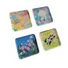 10 Stuks Zeer Transparant Acryl Vierkant Rond Met Magnetisch Vel Materiaal Pakket Huisdecoratie Diy Koelkastmagneet