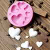 3D DIY Herz Fondantform Silikon Kuchen Dekorieren Handwerk Zucker Schokolade Form