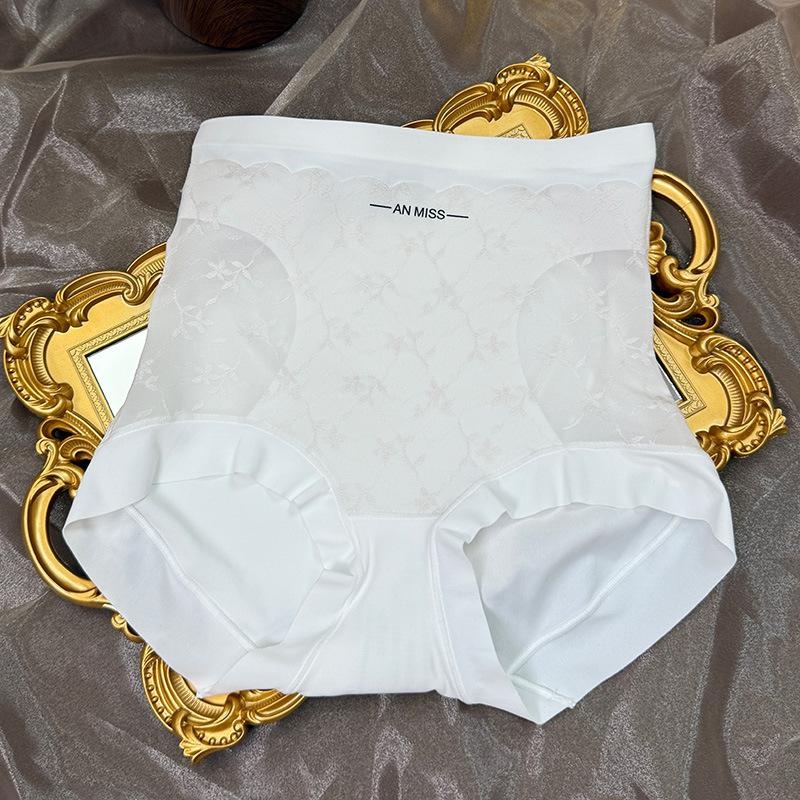 Women's Spring and Summer New Seamless Breathable Antibacterial High Waisted Underwear