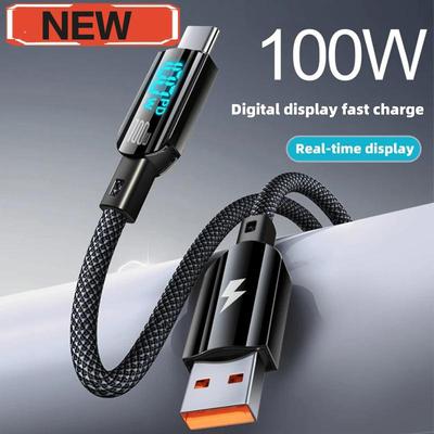 100W USB C-To-C Cable PD3.0 Fast Charging Cable Data Cable Suitable For Android and iOS Phones