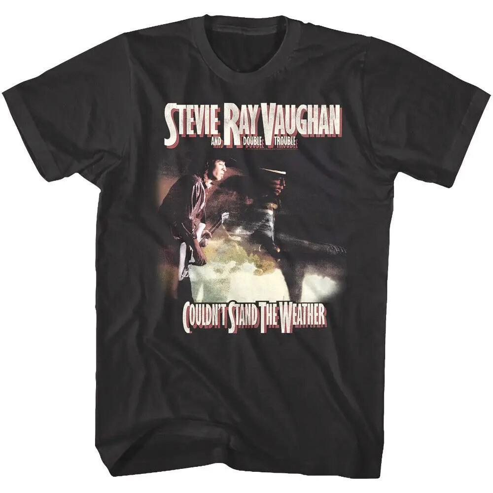 

STEVIE RAY VAUGHAN amp; DOUBLE TROUBLE Couldn#039;t Stand The Weather TShirt M6XL Unisex T-Shirt XXL