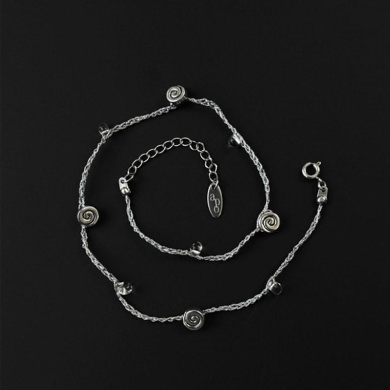 apple pie order Crochet Spiral Beads Choker.(3color)