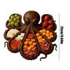 Vassoio di Salumi Tagliere a Tema Animale Vassoio da Portata Multifunzione per Amanti dei Frutti di Mare e Intrattenitori