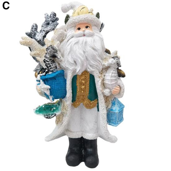 Christmas Treats Holder Festive Santa Claus Figure with Snack Rack Create Atmosphere Xmas Tray Ornament