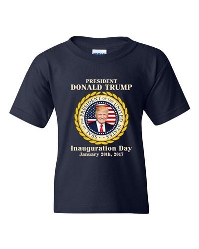 Trump Inauguration Day United States Of America USA Flag DT Youth T-Shirt Tee Unisex T-Shirt XL