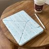 Magnetic Detachable IPad Case With Stripe Star Air Mini Pro 10th Gen - PC Hard Shell Stand Sleep Wake