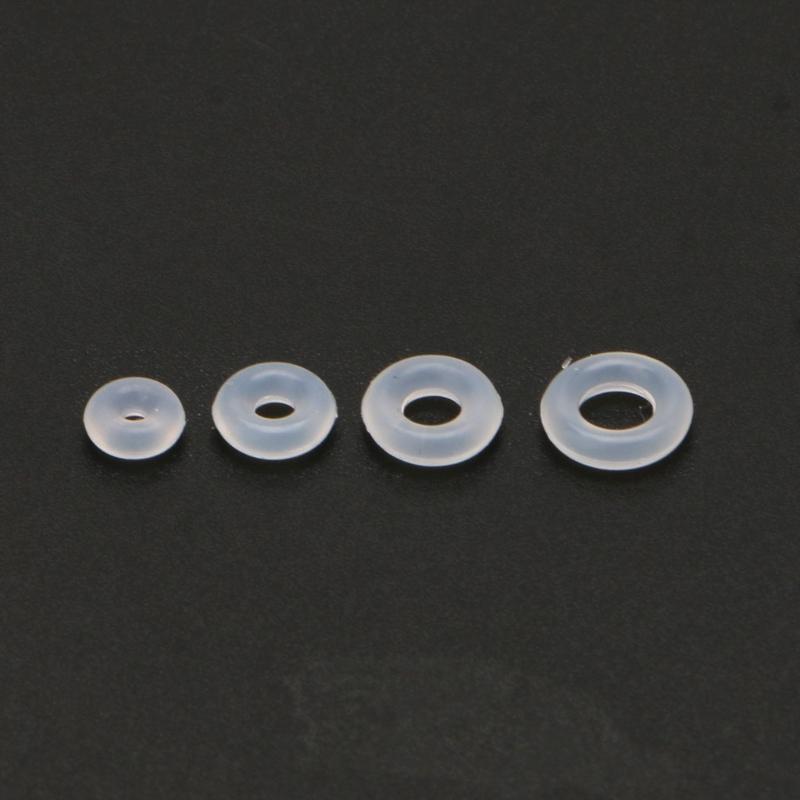 Jewelry Silicone Rubber Stopper Fastener for DIY Jewelry Making Necklaces Bracelet Clip Lock Spacer Charm Beads