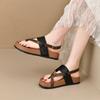 Platform sandals women's summer wear 2025 new retro fashion versatile skirt toe Roman beach shoes