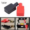 Car Battery Pole Positive And Negative Protection Cover Soft Plastic Flexible Battery Terminal Insulator Protective 1Pair