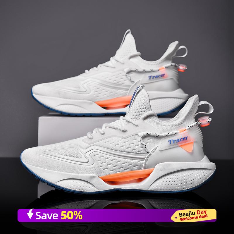 

Кроссовки для марафона для мужчин, дышащая спортивная обувь для активного отдыха, легкие кроссовки для мужчин, удобная спортивная обувь для тренировок 36 белый