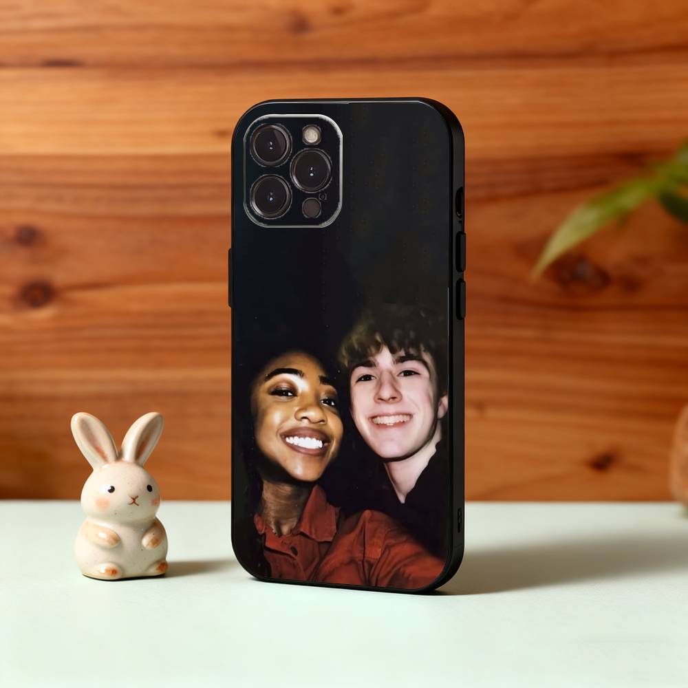 W-Walker and leah Phone Case For iPhone17,16,15,14,13,12Plus,Pro Max,XS,5G Soft Silicone Black Cover