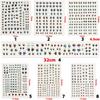 Doll Eyes Stickers Cute Cartoon Eyes Sticker Anime Figurine Doll Face Organ Paster Clay Decals DIY Doll Accessories