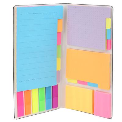 Haftnotiz-Set, kombinierte wiedereinklebbare Haftnotizblöcke, klare Textur, bunte Notizblöcke für die Arbeit