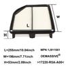 For Honda CR-V 2012-2014 Air Filter Replacement Compatible With Models LX EX EX-L Touring 2.4 Engine 17220-R5A-A00 17220-R5A-A01