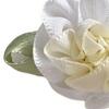 4Pcs Girl Hairpin Hand-Sewn Fabric Flowers Hair Clip with Green Leaves Side Clips Hair Accessories Spring Wear