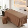 70x150cm 3-Piece Set Summer Lightweight Bubble Gauze Massage Bed Cover for Thai Shampoo Bed Head Therapy Bed Linen