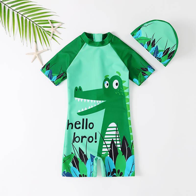 

Комплект детского слитного купальника - Маленький, Средний и Большой - Новинка 2025 года, Солнцезащитный купальник для горячих источников 5 Years