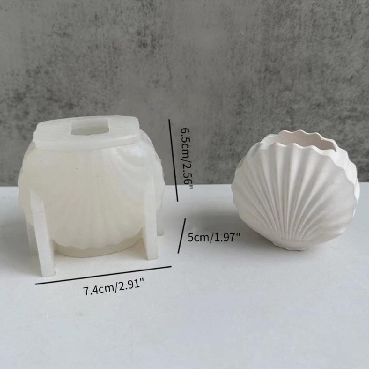 Silicone Mold DIY Crafts Cements Clay Mold Container Plasters Mold Candle Mould