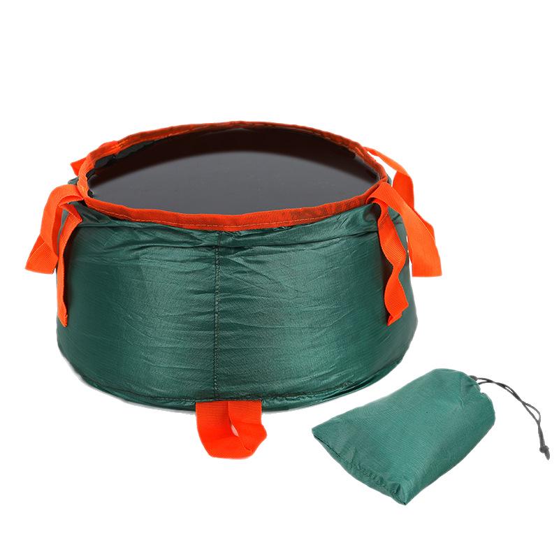 Bacia Portátil Dobrável AYXSEE para Viagem e Acampamento com Saco de Armazenamento