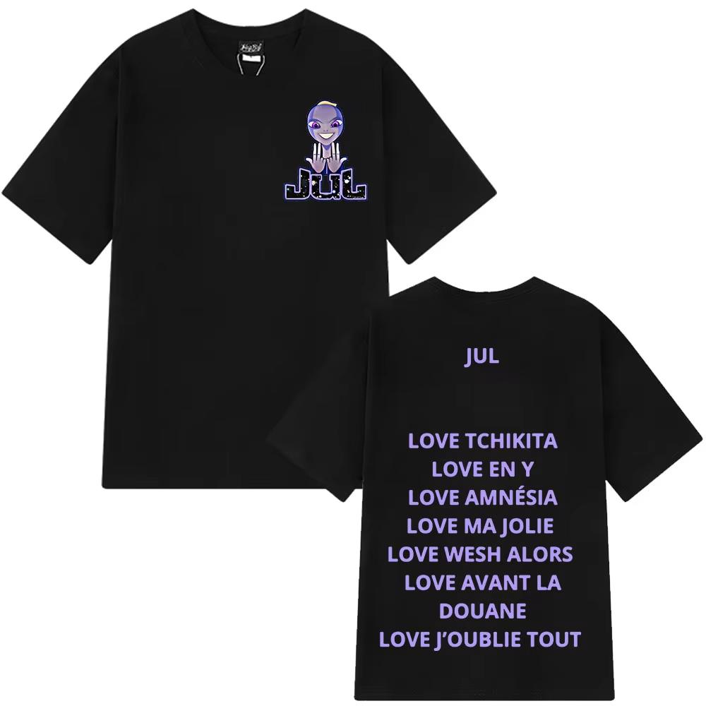 Men's and Women's Pure Cotton T-shirts of 2025 By Rapper Jul Are Comfortable, Breathable Must-have for The Holiday Season Ins