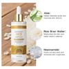 Tonico Esfoliante Riso Nero e Riso Bianco, Duo Ampoule Glow Riso Shot, Ampolla Idratante alla Niacinamide per Cura Quotidiana della Pelle, Minimizzatore Pori per Al