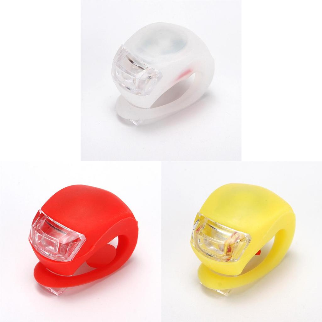 Bicycle Silicone Light With Led Single Eye For Night Visibility And Safety
