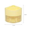 Kawaii Stationery Storage Box Cute Rotating Pen Holder Desktop Drawer Stationery Case School Office Pen Holder Desk Organizer