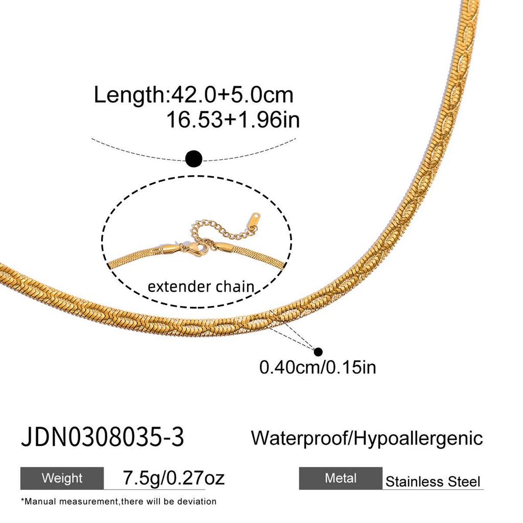 Pozłacany Warstwowy Retro Minimalistyczny Naszyjnik Choker dla Kobiet