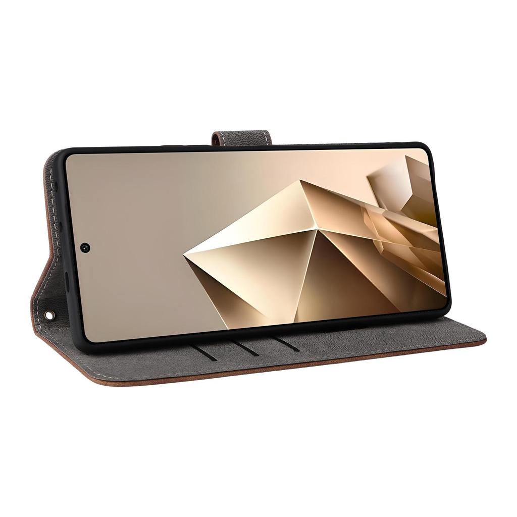 Flip Cover für Infinix Note 50 Pro 4G / Note 50 4G PU-Leder Ganzkörperschutz [RFID-Blockierung] Handyhülle