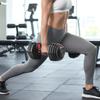 Adjustable Dumbbells 24kg / 52.5-pound Short Barbell Quick Choice for Home Gym Workouts