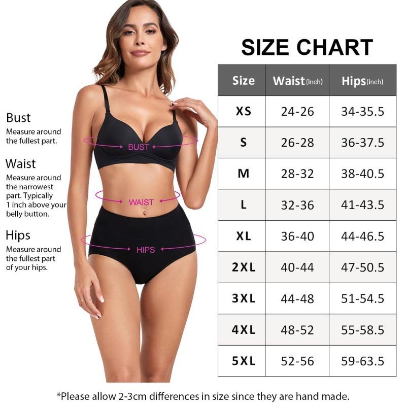Pure Cotton Women Panties P lus Size Briefs High Waist Underwear Ladies Comfy Underpants