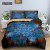 Mandala Flower Duvet Cover Set Bohemian Comforter Cover Exotic Floral Teens Adults Double Queen King Size Polyester Quilt Cover